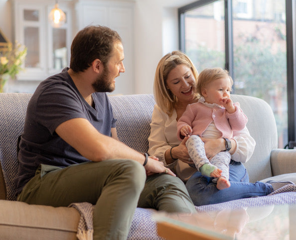 Owlet Smart Sock gives this London family peace of mind.
