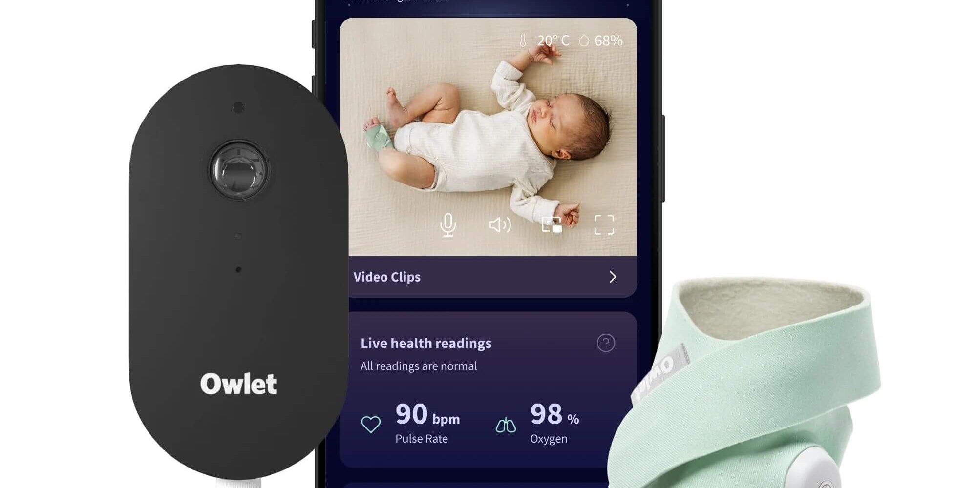Owlet Dream Duo™ (Sock + Sight) Smart Baby Monitor