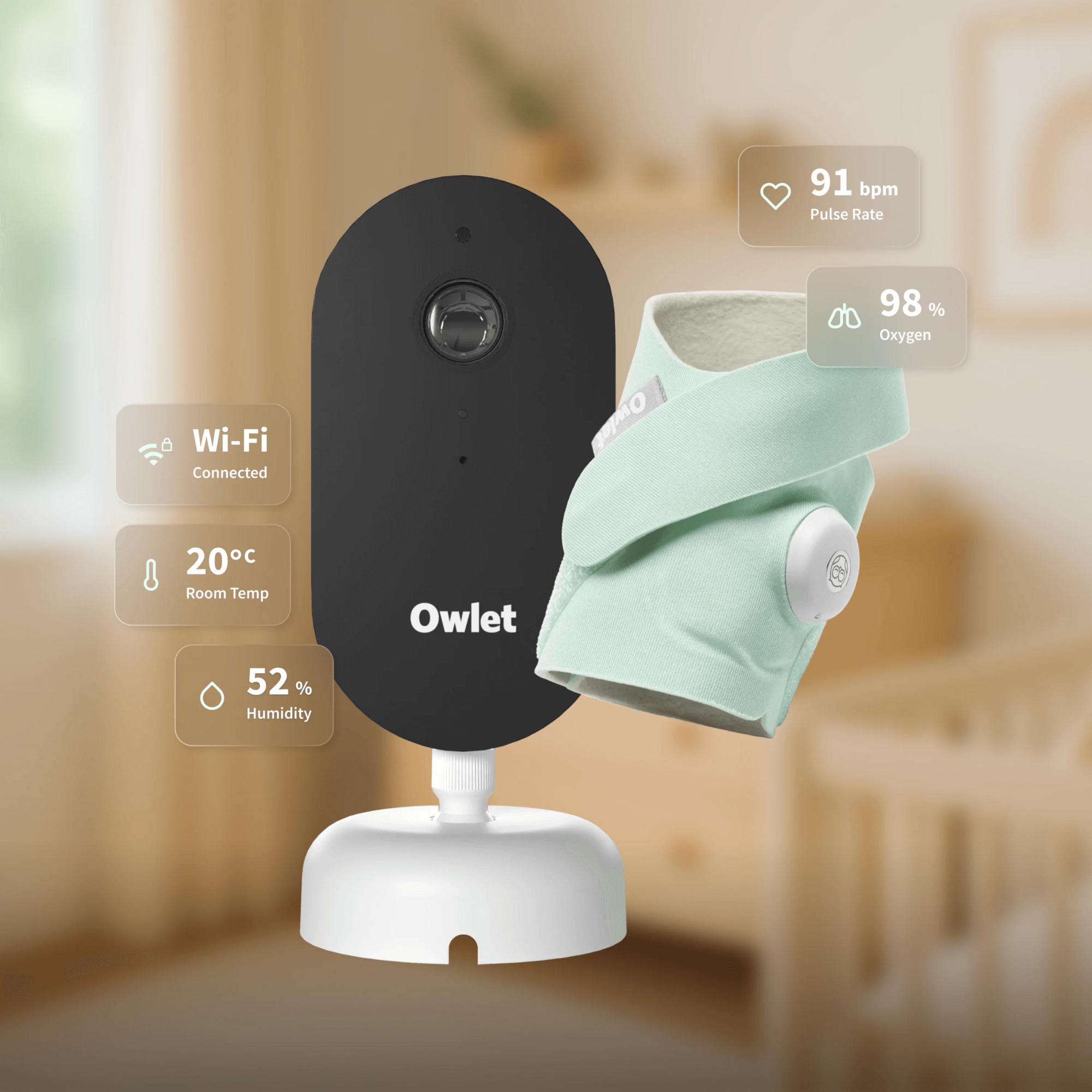 Owlet Base Station Connect Owlet To New Wifi Owlet Baby Care Model