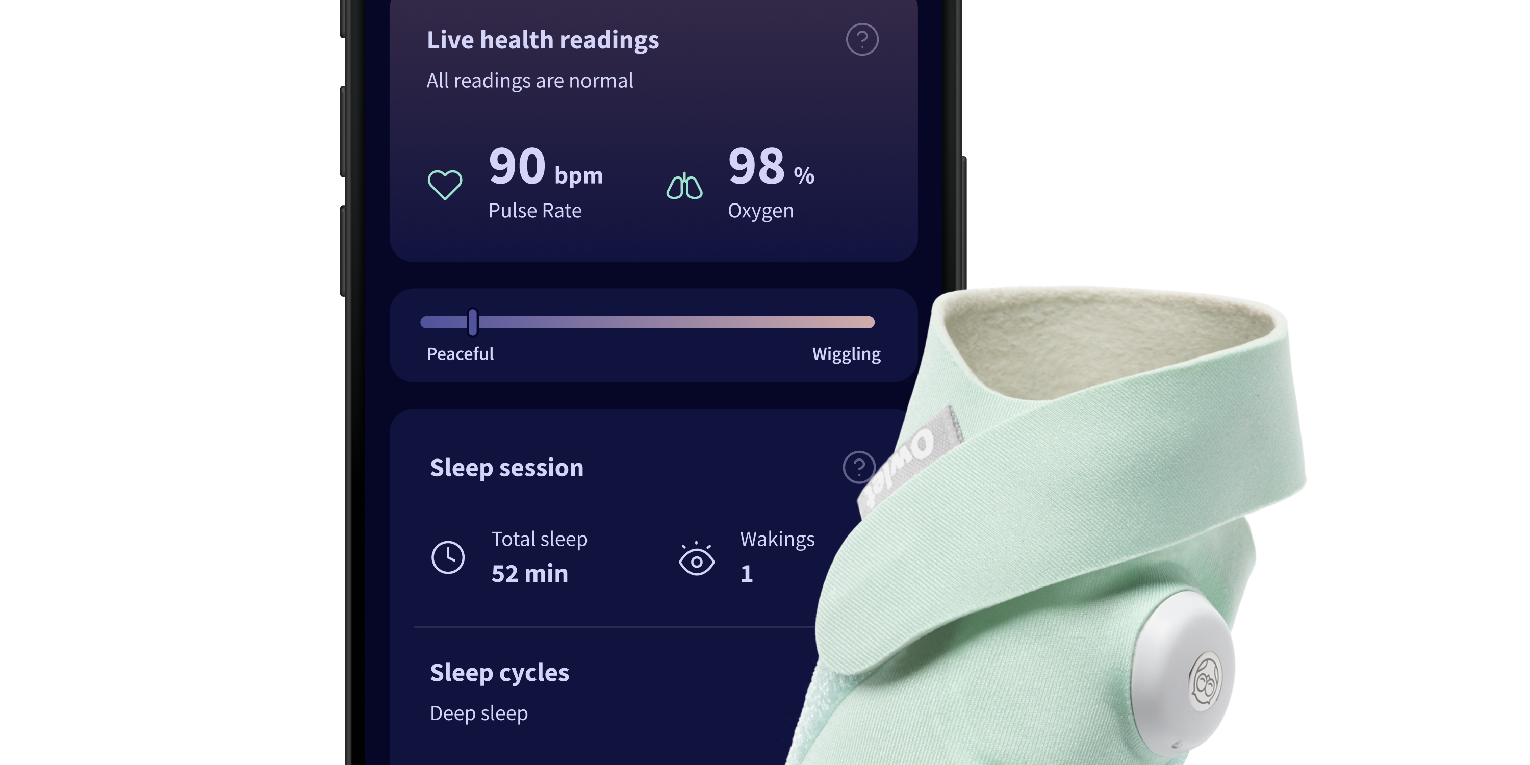 Owlet Dream Sock® Smart Baby Monitor